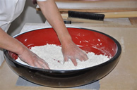 蕎麦打ちの流れ1